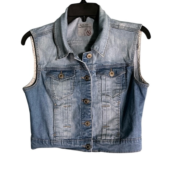 I&M Jeans Denim Vest Jacket size M - Picture 1 of 5